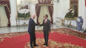 Berkunjung Ke Indonesia, Presiden FIFA Disambut Jokowi