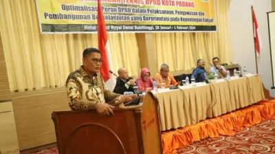 DPRD Padang Gelar Bimtek Peningkatan Kapasitas Pimpinan dan Anggota Masa Sidang I Tahun 2024