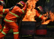 SHE Challenge SIG Tahun 2025, Delapan Tim Bersaing di Fire Ground PT Semen Padang