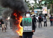 Warga Padang unjuk Rasa Tolak UU TNI