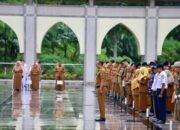 Pascalibur Lebaran, Wako Hendri dan Wawako Allex Pimpin Apel Gabungan