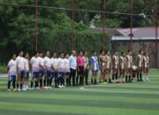 Tim Media Soccer Sumbar Tahan Imbang Kejati Sumbar 3-3