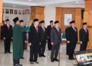 Lantik Pejabat Struktural, Menteri ATR/Kepala BPN: Layani Masyarakat dengan Hati, Bukan Transaksi