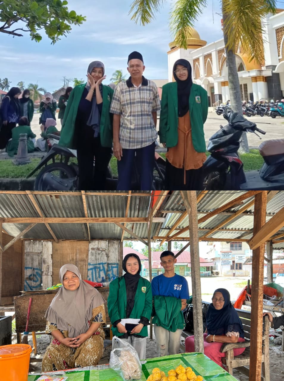 Mahasiswa-mahasiswi peneliti dari Unand bersama para informan warga lokal.