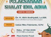 PT Semen Padang Ajak Warga Indarung dan Sekitarnya Ramaikan Salat Iduladha 1447 H