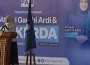 Gelar Rakerda, Athari Resmi Lantik Ratusan Relawan