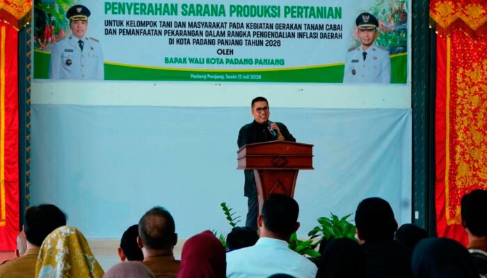 Pemko Padang Panjang Ajak Petani Perkuat Ketahanan Pangan Lewat Budidaya Cabai