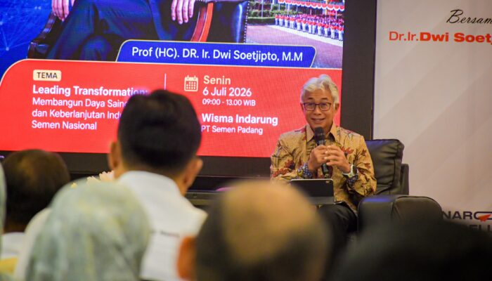 Dwi Soetjipto Isi Sharing Session di PT Semen Padang; Perusahaan Dituntut Lakukan Transformasi