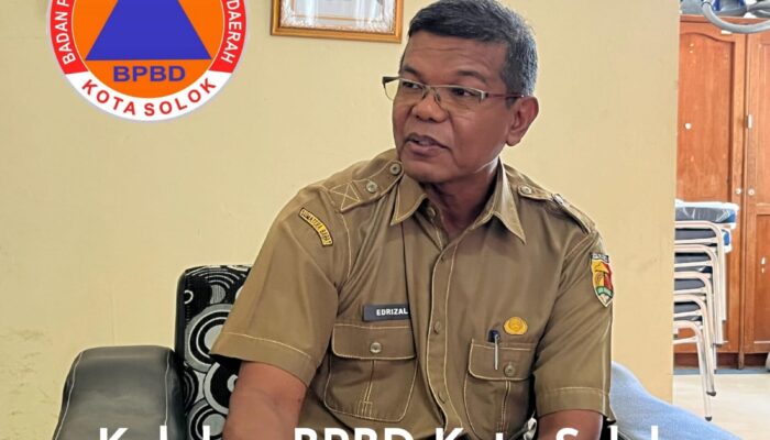 BPBD Kota Solok Perkuat Mitigasi Bencana dan Kesiapsiagaan Bencana, Edukasi Masyarakat Prioritas Wujudkan Kota Tangguh dan Siaga