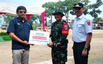 PT Semen Padang Salurkan 500 Zak Semen untuk Dukung TMMD ke-129 di Agam dan Lima Puluh Kota