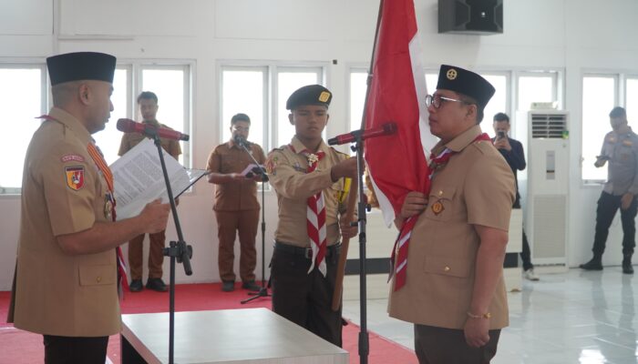 32 Pramuka Padang Panjang Berangkat ke Jamnas XII, Hendri Arnis Titip Nama Baik Daerah