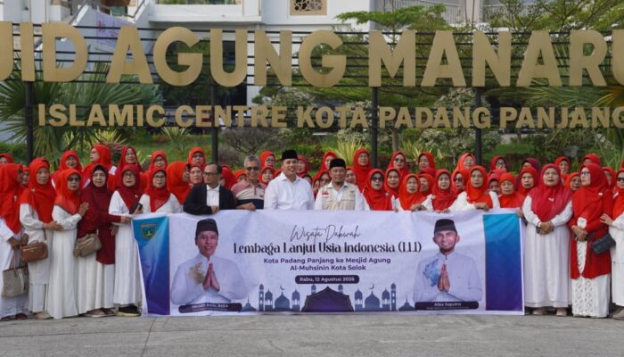 Studi Dakwah ke Solok, 150 Lansia Padang Panjang Perkuat Silaturahmi dan Keimanan