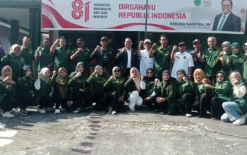 Peringati HUT Ke-81 RI, DPC PBB Padang Panjang Gelar Upacara Bendera