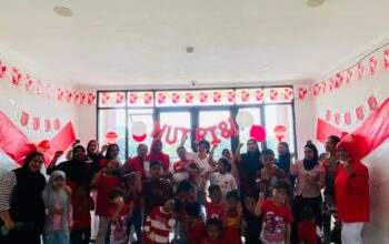 Semarak HUT Kemerdekaan, Erick Hamdani Support Warga Rusunawa