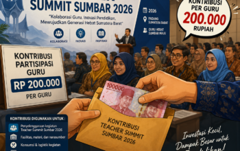 Rp200 Ribu Per Guru “Summit” atau “Summit Uang” 2,4 Miliar dari Kantong Guru Sumbar