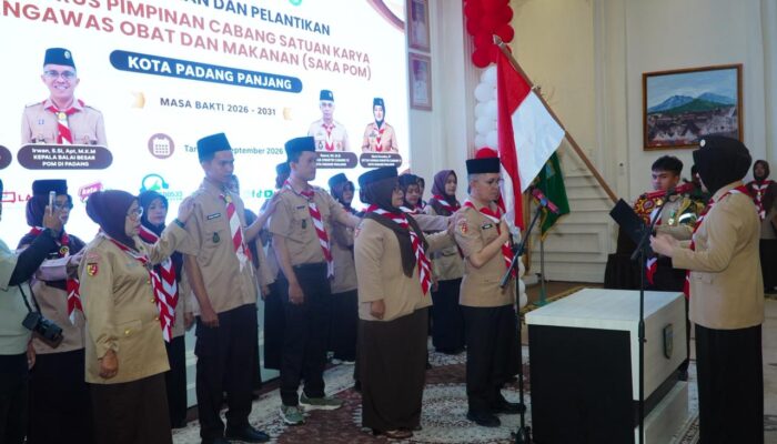 Pramuka Padang Panjang Didorong Jadi Pelopor Keamanan Obat dan Makanan