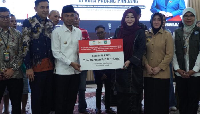 Bukan Sekadar Bantuan, ATENSI Kemensos Dorong Warga Padang Panjang Lebih Mandiri