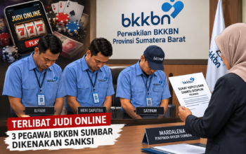 Tiga Pegawai BKKBN Sumbar Terindikasi Judi Online, Telah Diberi Sanksi